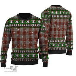 Scottish Davidson Dress Dancers Clan Tartan Ugly Christmas Sweater - Plaid Family Ugly Sweater Scottish Plaid Tartan Plaid - ScotsTee - scotstee.com