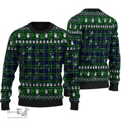 Scottish MacNeil of Colonsay Modern Clan Tartan Ugly Christmas Sweater - Plaid Family Ugly Sweater Scottish Plaid Tartan Plaid - ScotsTee - scotstee.com