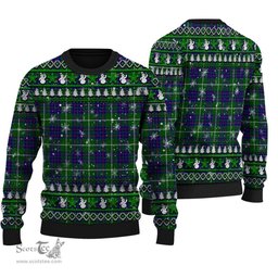 Scottish MacIntyre Hunting Modern Clan Tartan Ugly Christmas Sweater - Plaid Family Ugly Sweater Scottish Plaid Tartan Plaid - ScotsTee - scotstee.com