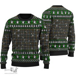 Scottish Campbell Argyll Weathered Clan Tartan Ugly Christmas Sweater - Plaid Family Ugly Sweater Scottish Plaid Tartan Plaid - ScotsTee - scotstee.com