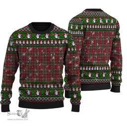 Scottish Lindsay Weathered Clan Tartan Ugly Christmas Sweater - Plaid Family Ugly Sweater Scottish Plaid Tartan Plaid - ScotsTee - scotstee.com