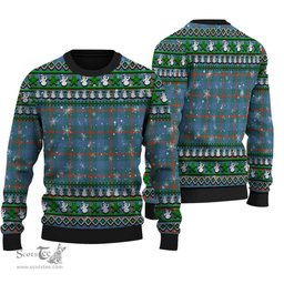 Scottish Agnew Ancient Clan Tartan Ugly Christmas Sweater - Plaid Family Ugly Sweater Scottish Plaid Tartan Plaid - ScotsTee - scotstee.com