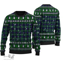 Scottish MacDonald of the Isles Hunting Modern Clan Tartan Ugly Christmas Sweater - Plaid Family Ugly Sweater Scottish Plaid Tartan Plaid - ScotsTee - scotstee.com