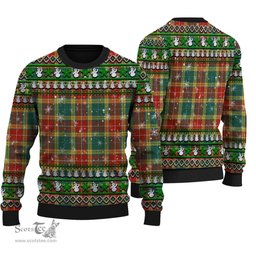 Scottish Buchanan Old Sett Clan Tartan Ugly Christmas Sweater - Plaid Family Ugly Sweater Scottish Plaid Tartan Plaid - ScotsTee - scotstee.com