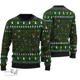 Scottish Bisset Clan Tartan Ugly Christmas Sweater - Plaid Family Ugly Sweater Scottish Plaid Tartan Plaid - ScotsTee - scotstee.com