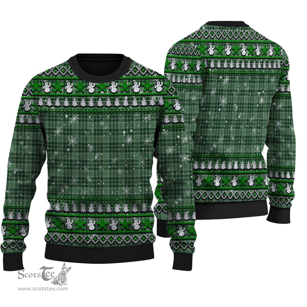 Scottish MacDonald Lord of the Isles Hunting Clan Tartan Ugly Christmas Sweater - Plaid Family Ugly Sweater Scottish Plaid Tartan Plaid - ScotsTee - scotstee.com