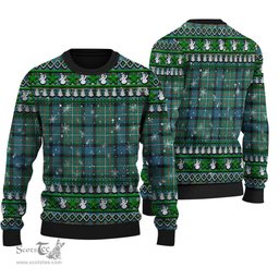 Scottish Ferguson Ancient Clan Tartan Ugly Christmas Sweater - Plaid Family Ugly Sweater Scottish Plaid Tartan Plaid - ScotsTee - scotstee.com