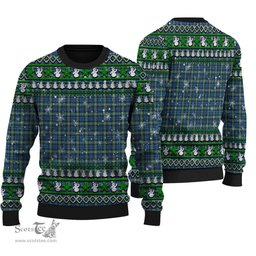Scottish Lamont Ancient Clan Tartan Ugly Christmas Sweater - Plaid Family Ugly Sweater Scottish Plaid Tartan Plaid - ScotsTee - scotstee.com