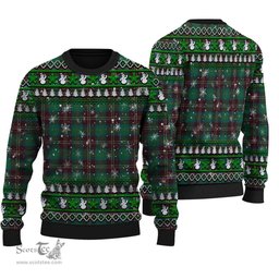 Scottish Chisholm Hunting Ancient Clan Tartan Ugly Christmas Sweater - Plaid Family Ugly Sweater Scottish Plaid Tartan Plaid - ScotsTee - scotstee.com