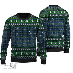 Scottish Baird Ancient Clan Tartan Ugly Christmas Sweater - Plaid Family Ugly Sweater Scottish Plaid Tartan Plaid - ScotsTee - scotstee.com