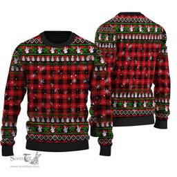 Scottish Cunningham Modern Clan Tartan Ugly Christmas Sweater - Plaid Family Ugly Sweater Scottish Plaid Tartan Plaid - ScotsTee - scotstee.com