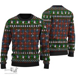 Scottish Fraser Ancient Clan Tartan Ugly Christmas Sweater - Plaid Family Ugly Sweater Scottish Plaid Tartan Plaid - ScotsTee - scotstee.com