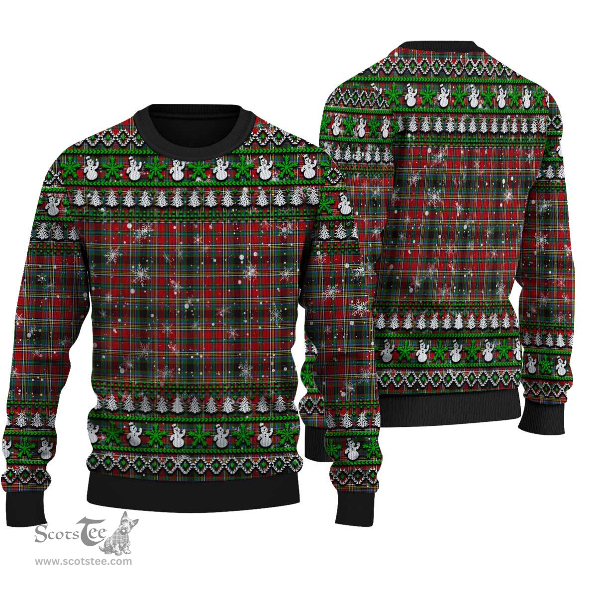 Scottish Anderson of Arbrake Clan Tartan Ugly Christmas Sweater - Plaid Family Ugly Sweater Scottish Plaid Tartan Plaid - ScotsTee - scotstee.com