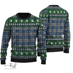 Scottish Napier Modern Clan Tartan Ugly Christmas Sweater - Plaid Family Ugly Sweater Scottish Plaid Tartan Plaid - ScotsTee - scotstee.com