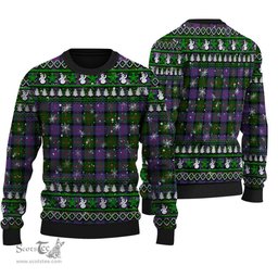 Scottish Blair Modern Clan Tartan Ugly Christmas Sweater - Plaid Family Ugly Sweater Scottish Plaid Tartan Plaid - ScotsTee - scotstee.com