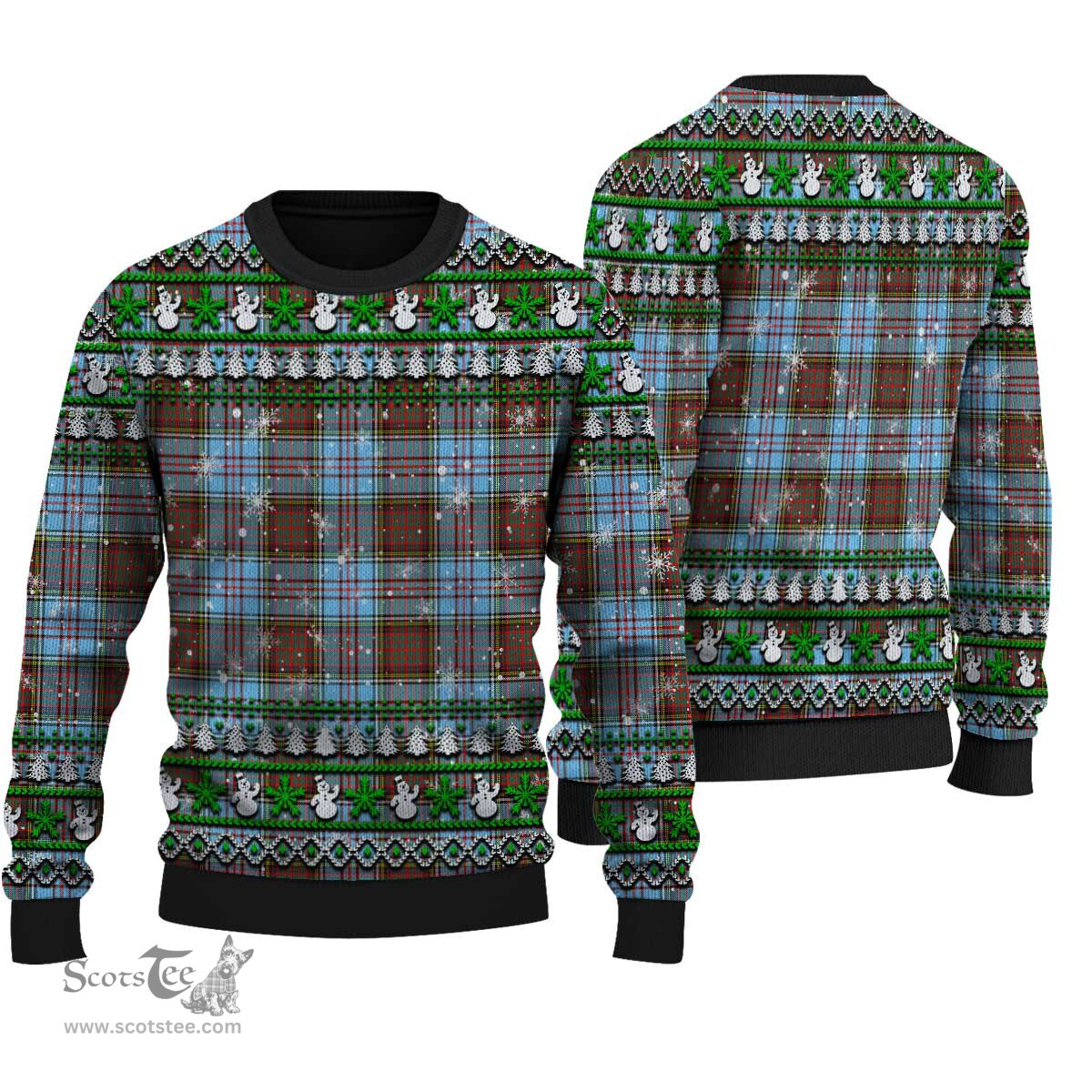 Scottish Anderson Ancient Clan Tartan Ugly Christmas Sweater - Plaid Family Ugly Sweater Scottish Plaid Tartan Plaid - ScotsTee - scotstee.com