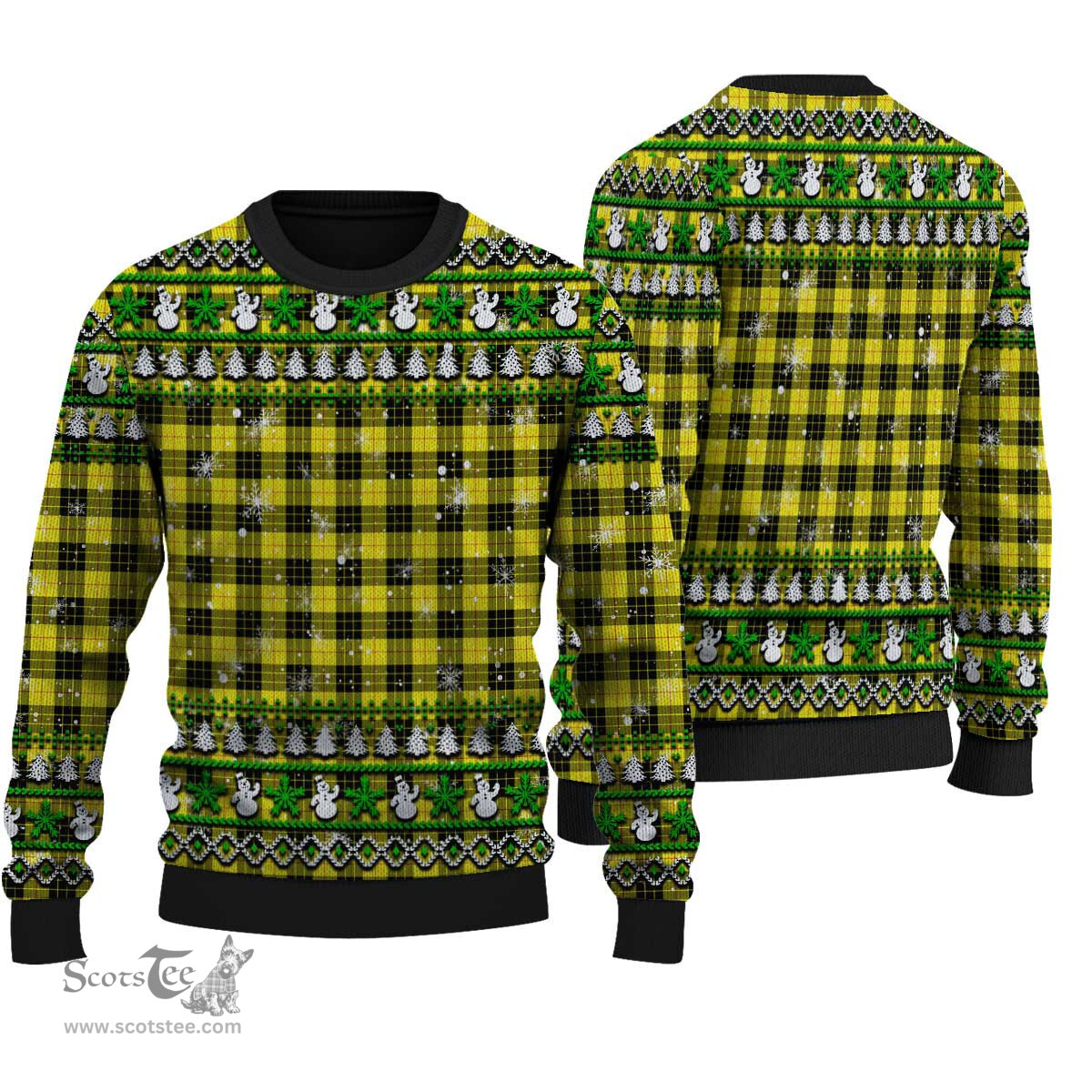 Scottish MacLeod of Lewis Modern Clan Tartan Ugly Christmas Sweater - Plaid Family Ugly Sweater Scottish Plaid Tartan Plaid - ScotsTee - scotstee.com