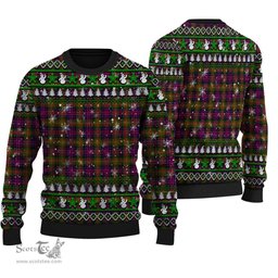 Scottish Carnegie Modern Clan Tartan Ugly Christmas Sweater - Plaid Family Ugly Sweater Scottish Plaid Tartan Plaid - ScotsTee - scotstee.com