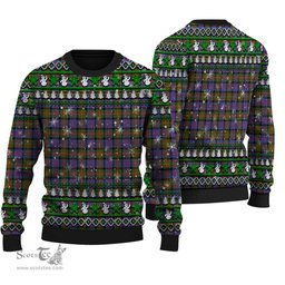 Scottish Carnegie Ancient Clan Tartan Ugly Christmas Sweater - Plaid Family Ugly Sweater Scottish Plaid Tartan Plaid - ScotsTee - scotstee.com
