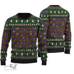 Scottish Balfour Modern Clan Tartan Ugly Christmas Sweater - Plaid Family Ugly Sweater Scottish Plaid Tartan Plaid - ScotsTee - scotstee.com