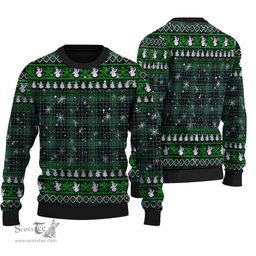 Scottish MacAulay Hunting Ancient Clan Tartan Ugly Christmas Sweater - Plaid Family Ugly Sweater Scottish Plaid Tartan Plaid - ScotsTee - scotstee.com