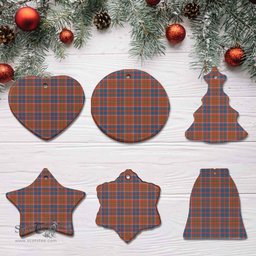 Scottish Cameron of Lochiel Ancient Clan Tartan Ceramic Ornament - Combo set ScotsTee.com