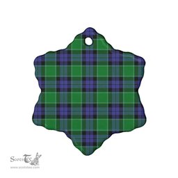 Scottish Graham of Menteith Modern Clan Tartan Ceramic Ornament - Combo set ScotsTee.com