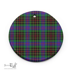 Scottish Brodie Hunting Modern Clan Tartan Ceramic Ornament - Combo set ScotsTee.com