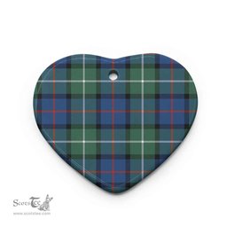 Scottish Davidson of Tulloch Clan Tartan Ceramic Ornament - Combo set ScotsTee.com