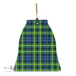 Scottish Campbell of Breadalbane Ancient Clan Tartan Ceramic Ornament - Combo set ScotsTee.com