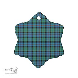 Scottish Campbell of Cawdor Ancient Clan Tartan Ceramic Ornament - Combo set ScotsTee.com