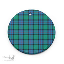 Scottish Flower of Scotland Clan Tartan Ceramic Ornament - Combo set ScotsTee.com