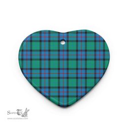 Scottish Flower of Scotland Clan Tartan Ceramic Ornament - Combo set ScotsTee.com