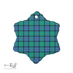 Scottish Flower of Scotland Clan Tartan Ceramic Ornament - Combo set ScotsTee.com