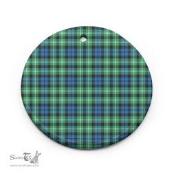 Scottish Graham of Montrose Ancient Clan Tartan Ceramic Ornament - Combo set ScotsTee.com