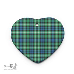 Scottish Graham of Montrose Ancient Clan Tartan Ceramic Ornament - Combo set ScotsTee.com