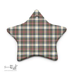 Scottish Stewart Dress Ancient Clan Tartan Ceramic Ornament - Combo set ScotsTee.com