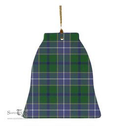 Scottish Wishart Hunting Modern Clan Tartan Ceramic Ornament - Combo set ScotsTee.com