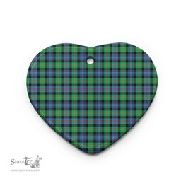 Scottish Murray of Atholl Ancient Clan Tartan Ceramic Ornament - Combo set ScotsTee.com
