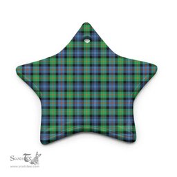 Scottish Murray of Atholl Ancient Clan Tartan Ceramic Ornament - Combo set ScotsTee.com