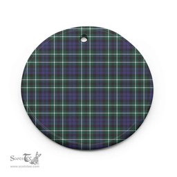 Scottish Graham of Montrose Modern Clan Tartan Ceramic Ornament - Combo set ScotsTee.com