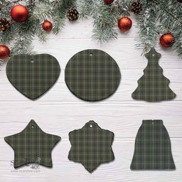 Scottish Davidson Tulloch Dress Clan Tartan Ceramic Ornament - Combo set ScotsTee.com
