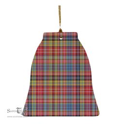 Scottish Drummond of Strathallan Clan Tartan Ceramic Ornament - Combo set ScotsTee.com