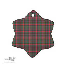 Scottish Cumming Hunting Modern Clan Tartan Ceramic Ornament - Combo set ScotsTee.com