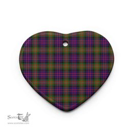 Scottish MacDonnell of Glengarry Modern Clan Tartan Ceramic Ornament - Combo set ScotsTee.com