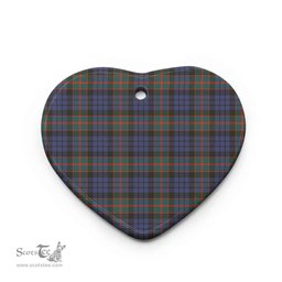 Scottish Fletcher of Dunans Clan Tartan Ceramic Ornament - Combo set ScotsTee.com