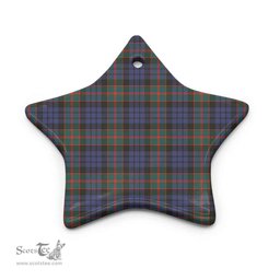 Scottish Fletcher of Dunans Clan Tartan Ceramic Ornament - Combo set ScotsTee.com