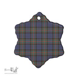 Scottish Fletcher of Dunans Clan Tartan Ceramic Ornament - Combo set ScotsTee.com