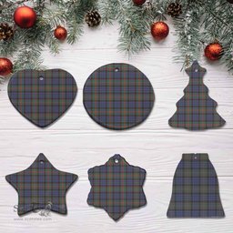 Scottish Fletcher of Dunans Clan Tartan Ceramic Ornament - Combo set ScotsTee.com