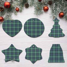 Scottish MacDonald of the Isles Hunting Ancient Clan Tartan Ceramic Ornament - Combo set ScotsTee.com